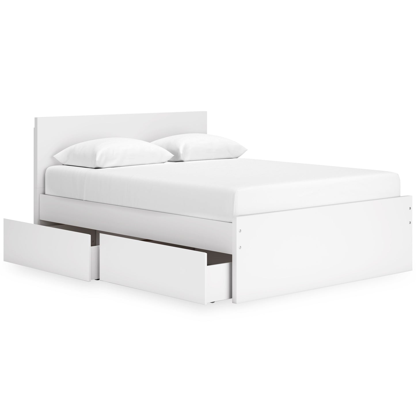 Ashley Homestore | Onita Full Panel Platform Bed with 1 Side Storage