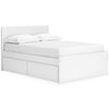 Ashley Homestore | Onita Queen Panel Platform Bed with 1 Side Storage