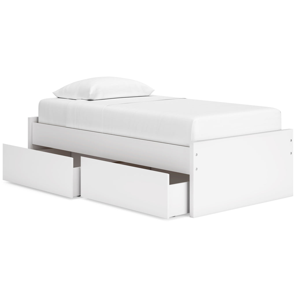 Ashley Homestore | Onita Twin Platform Bed with 1 Side Storage