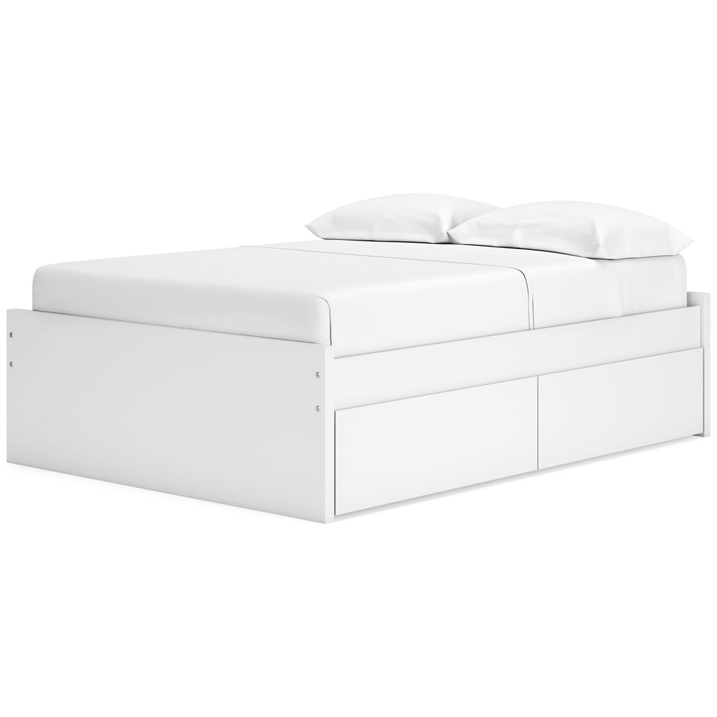 Ashley Homestore | Onita Queen Panel Platform Bed with 1 Side Storage