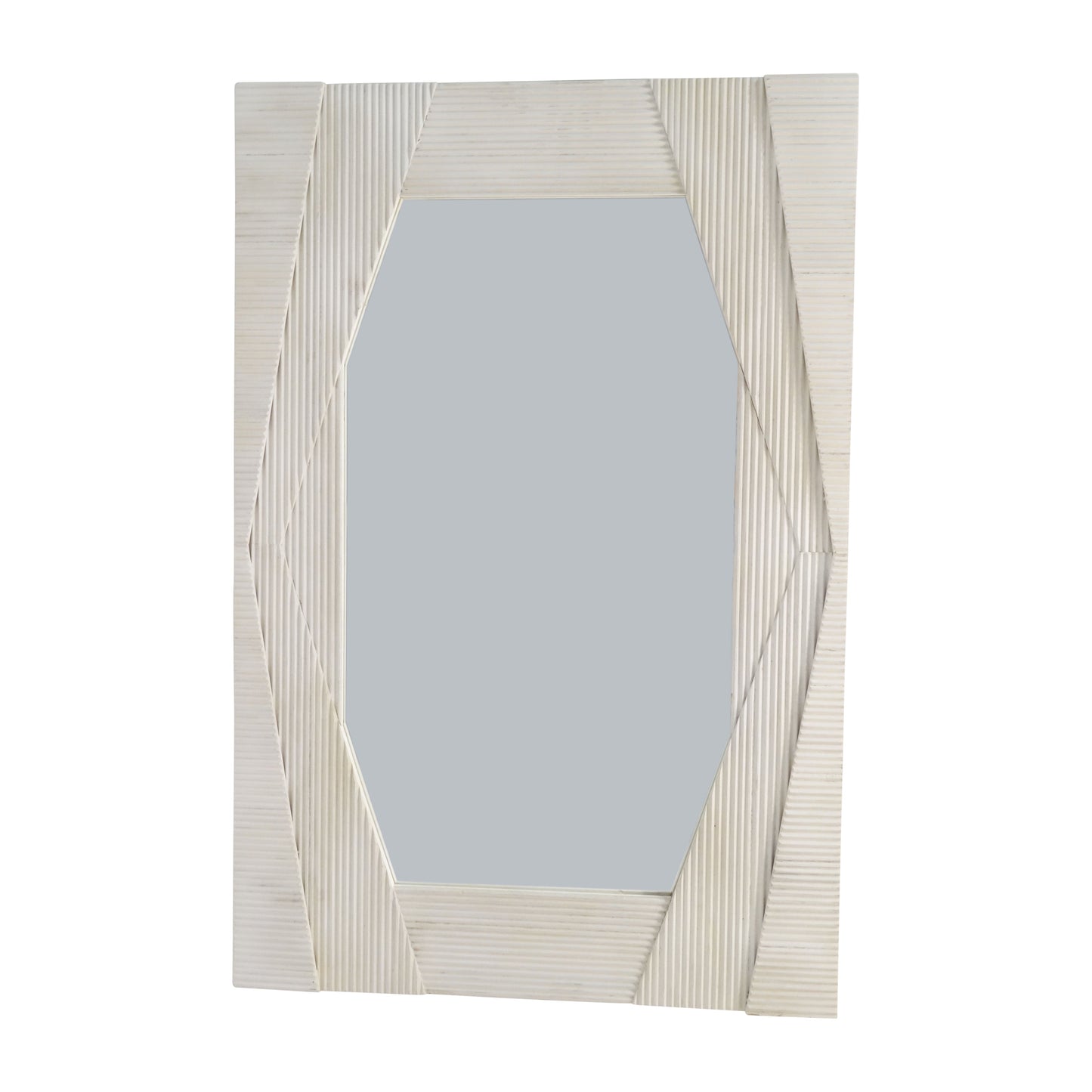 54X36" HARLOW CARVED WOOD WALL MIRROR