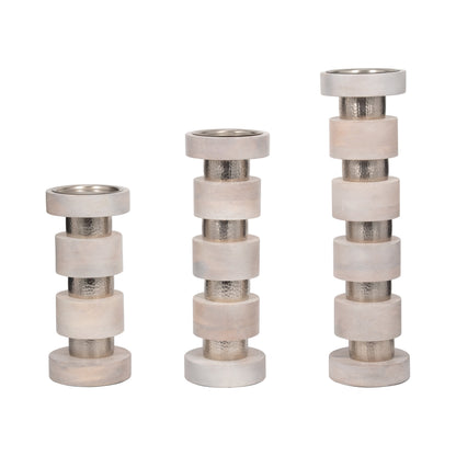 EV19273-02  S/4 24X24 ALTAI DIMENSIONAL PLASTER WALL DECOR( Sagebrook Home  )