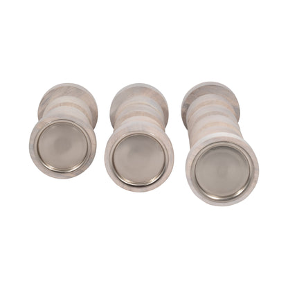 EV19273-02  S/4 24X24 ALTAI DIMENSIONAL PLASTER WALL DECOR( Sagebrook Home  )