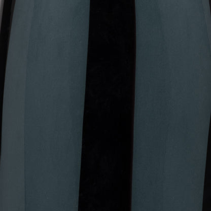 EV19436-02  10" CAHAN SMALL BLACK STRIPED VASE( Sagebrook Home  )