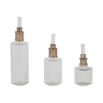 EV19471-02  Glass Vases( Sagebrook Home  )