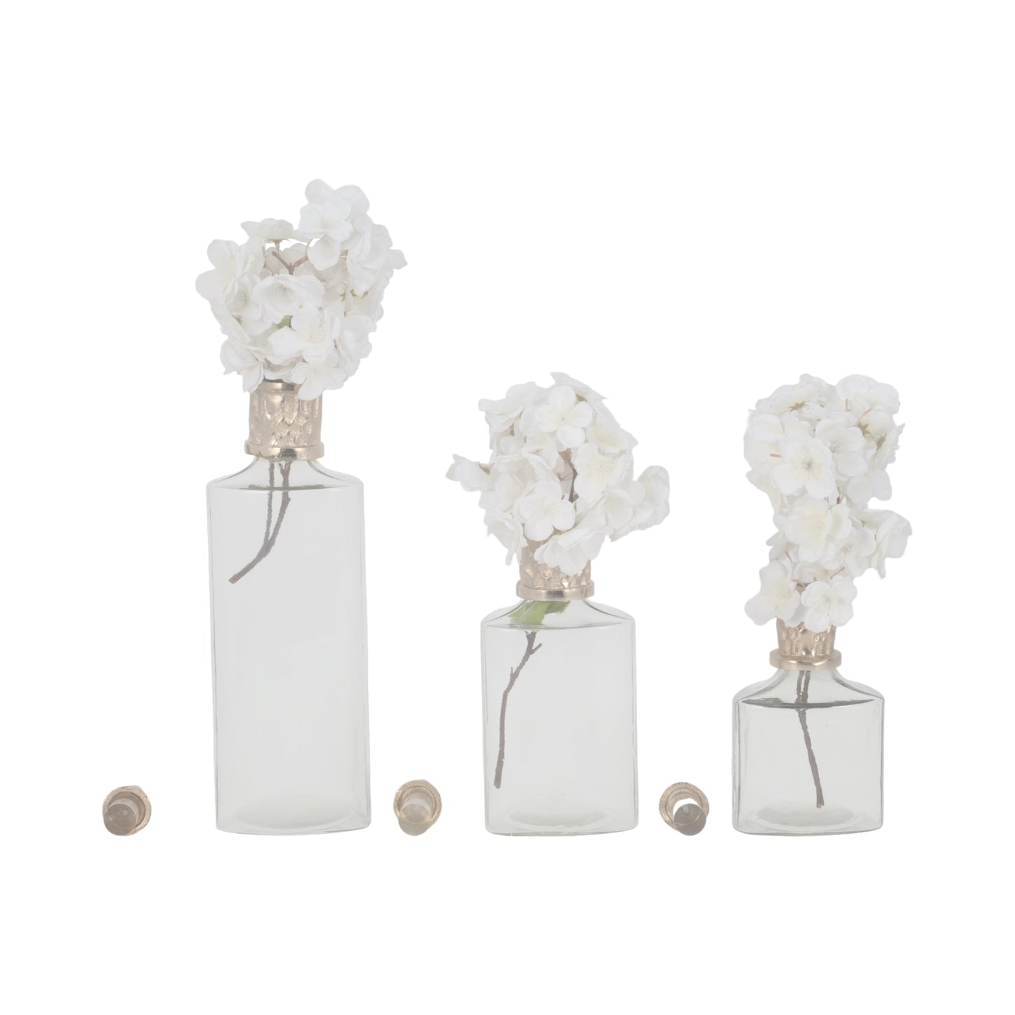 EV19471-02  Glass Vases( Sagebrook Home  )