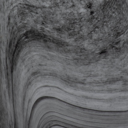 EV19692-02  11" VICTORIA LARGE GRAY GLASS VASE( Sagebrook Home  )