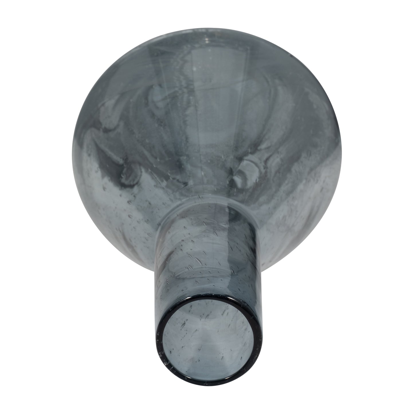 EV19696  15" MARLA SMALL BRONZE CRYSTAL CANDLESTICK( Sagebrook Home  )