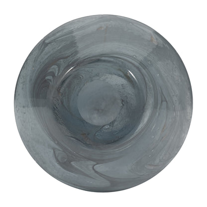 EV19696  15" MARLA SMALL BRONZE CRYSTAL CANDLESTICK( Sagebrook Home  )