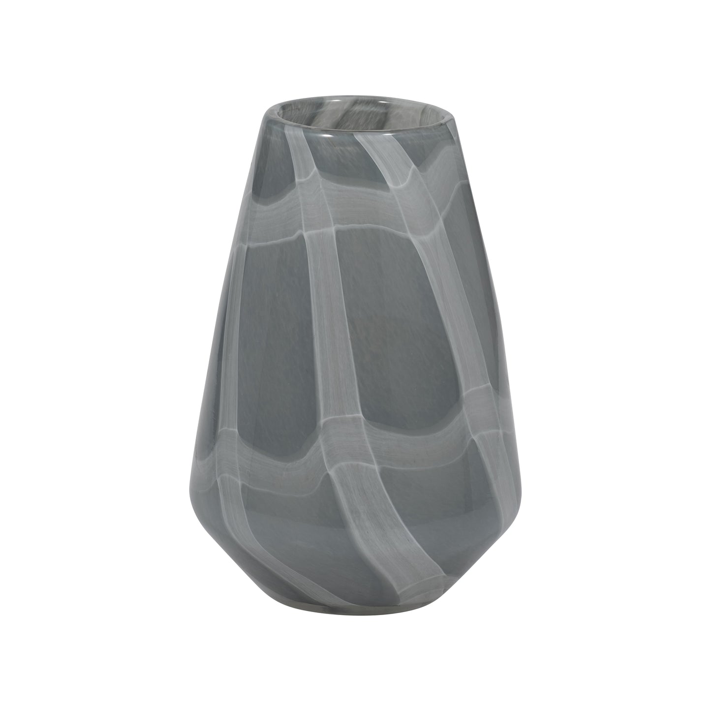 EV19697-01  13" FOLEY SMALL NATURAL GLASS VASE( Sagebrook Home  )