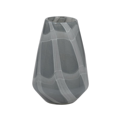 EV19697-01  13" FOLEY SMALL NATURAL GLASS VASE( Sagebrook Home  )