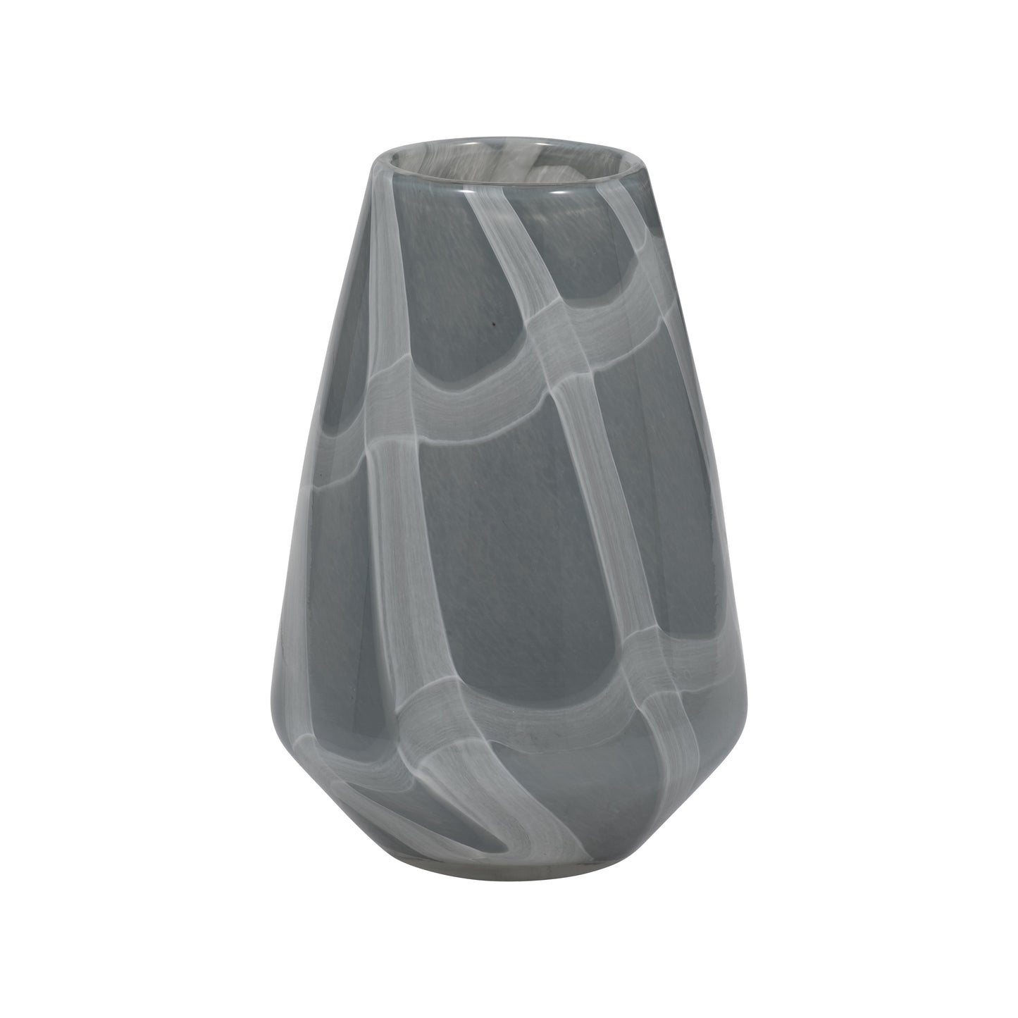 EV19697-01  13" FOLEY SMALL NATURAL GLASS VASE( Sagebrook Home  )