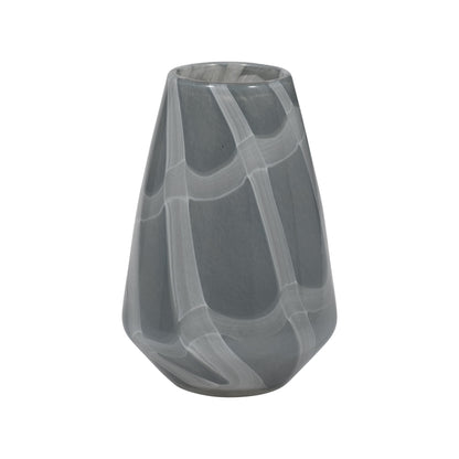 EV19697-01  13" FOLEY SMALL NATURAL GLASS VASE( Sagebrook Home  )