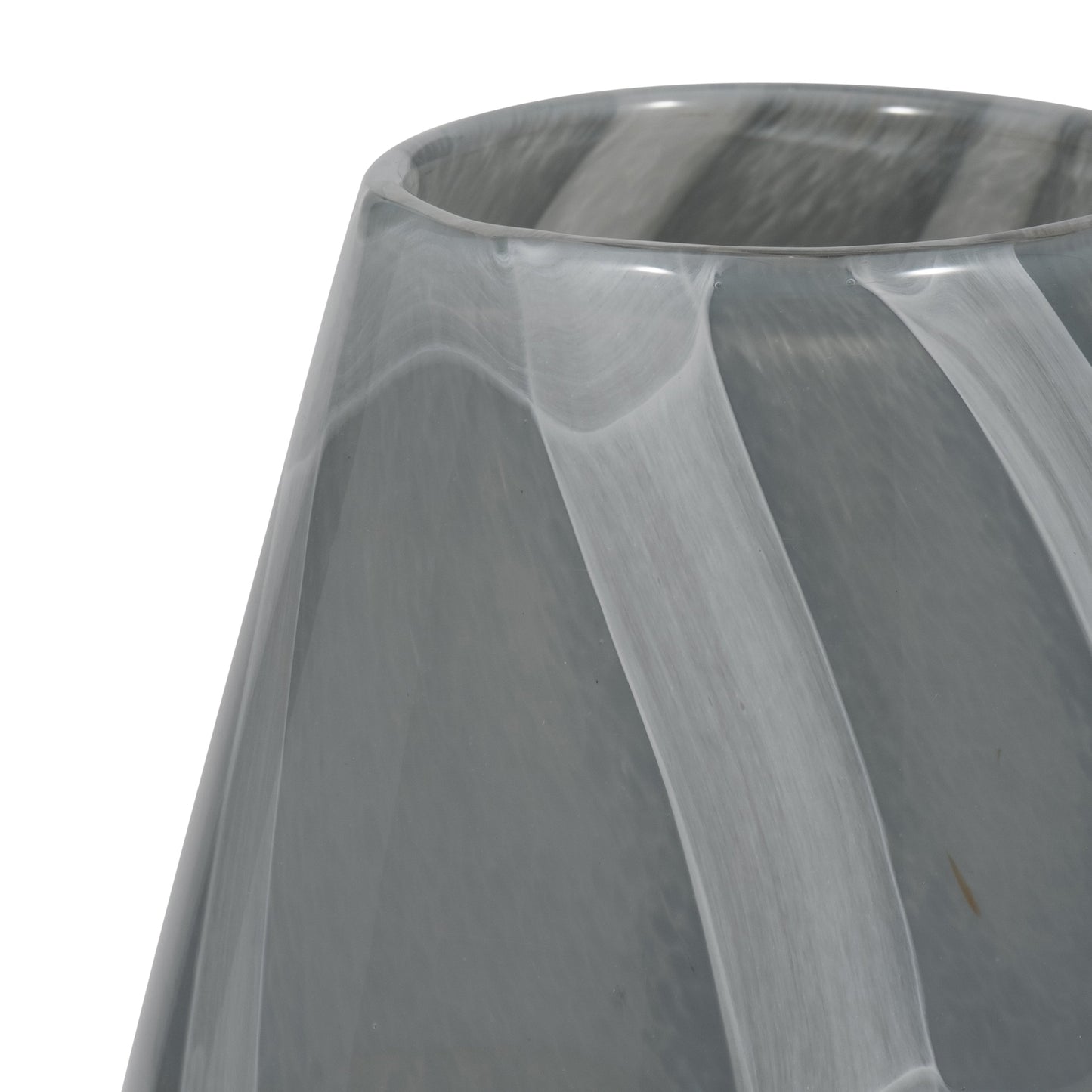 EV19697-01  13" FOLEY SMALL NATURAL GLASS VASE( Sagebrook Home  )