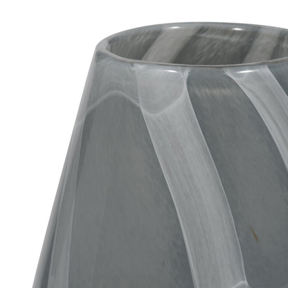 EV19697-01  13" FOLEY SMALL NATURAL GLASS VASE( Sagebrook Home  )