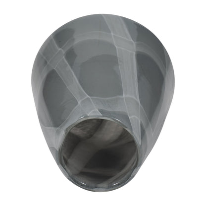 EV19697-01  13" FOLEY SMALL NATURAL GLASS VASE( Sagebrook Home  )