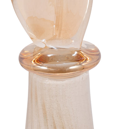 EV19703-03  7" KARNORA CURLY VASE, NATURAL( Sagebrook Home  )