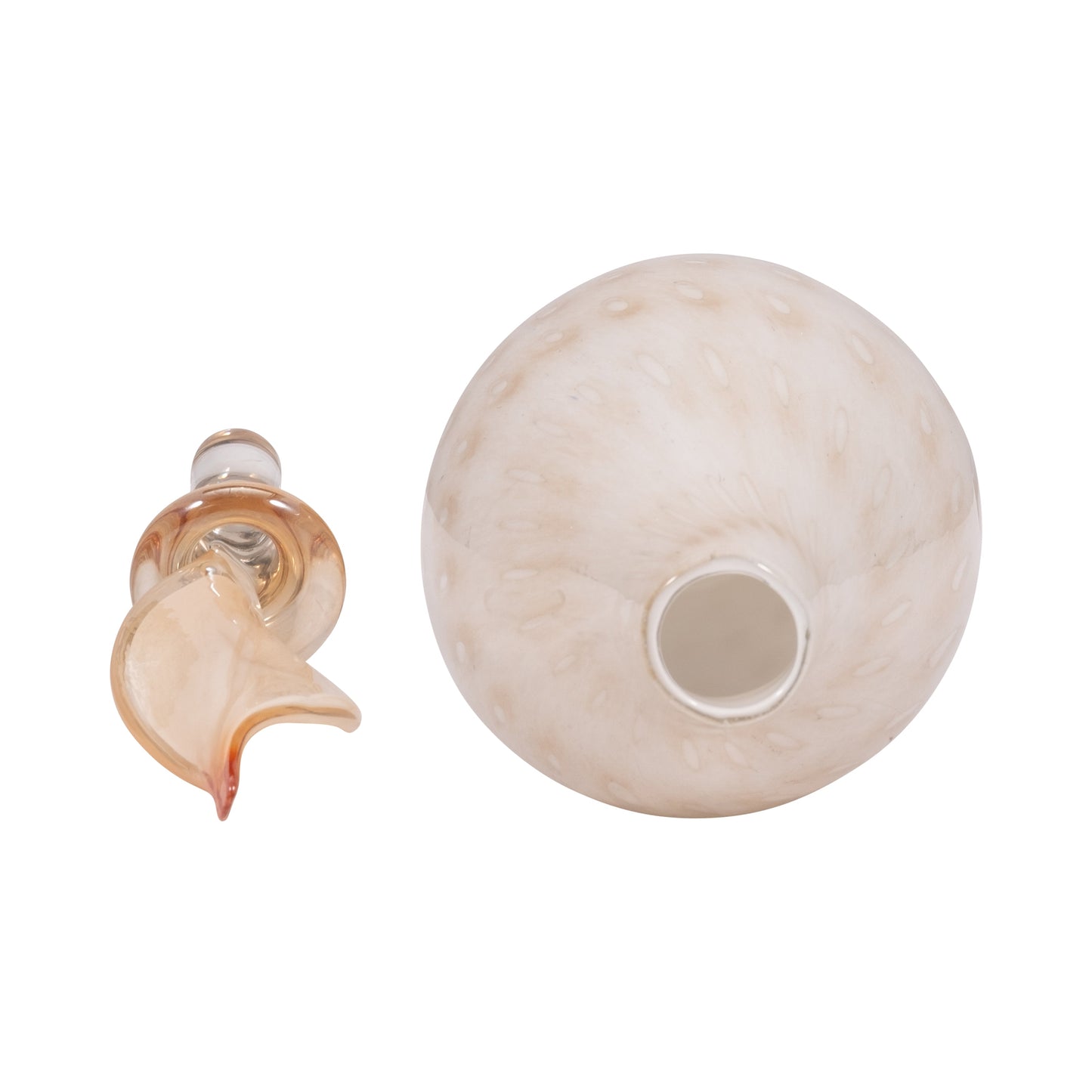 EV19703-03  7" KARNORA CURLY VASE, NATURAL( Sagebrook Home  )