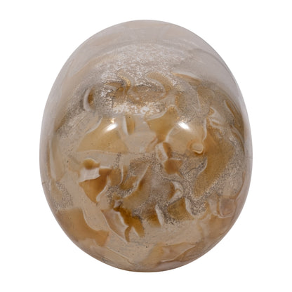 EV19709  GREY MARBLE TOP THICK AND MS PIPE DRINK TABLE( Sagebrook Home  )