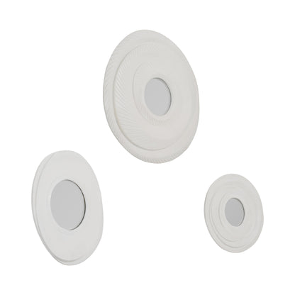 EV19772  S/3 20/22/24" MAXWELL STAINLESS STEEL NESTING TABL( Sagebrook Home  )