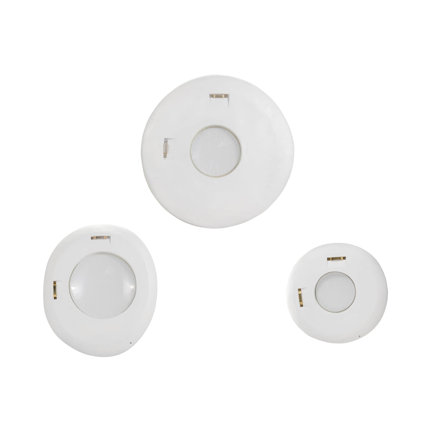 EV19772  S/3 20/22/24" MAXWELL STAINLESS STEEL NESTING TABL( Sagebrook Home  )