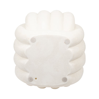 EV19779  36X36 CAILEN TXTURED ROUND WOODEN MIRROR,WHITEWASH( Sagebrook Home  )