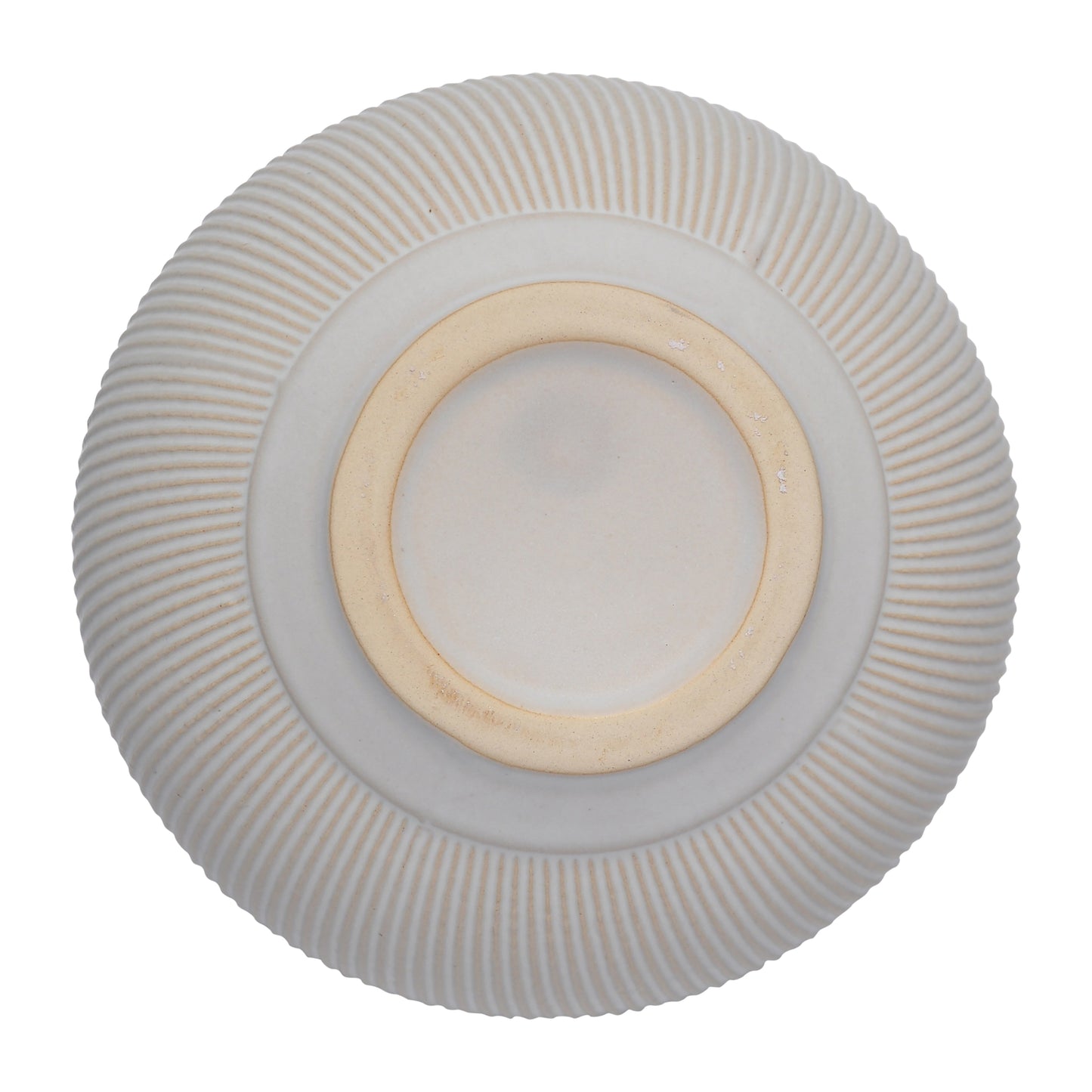 EV19811  9" BELLO 3D PRINTED VASE, IVORY/BEIGE( Sagebrook Home  )