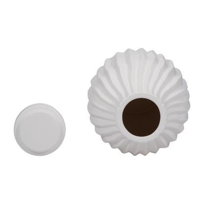 EV19852-01  FLAT BLACK/SILVER VASE 11.75"( Sagebrook Home  )