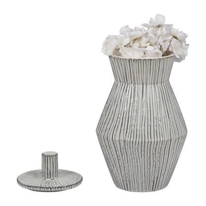 EV19871-01  ALONDRA SMALL CERAMIC FLOOR VASE( Sagebrook Home  )