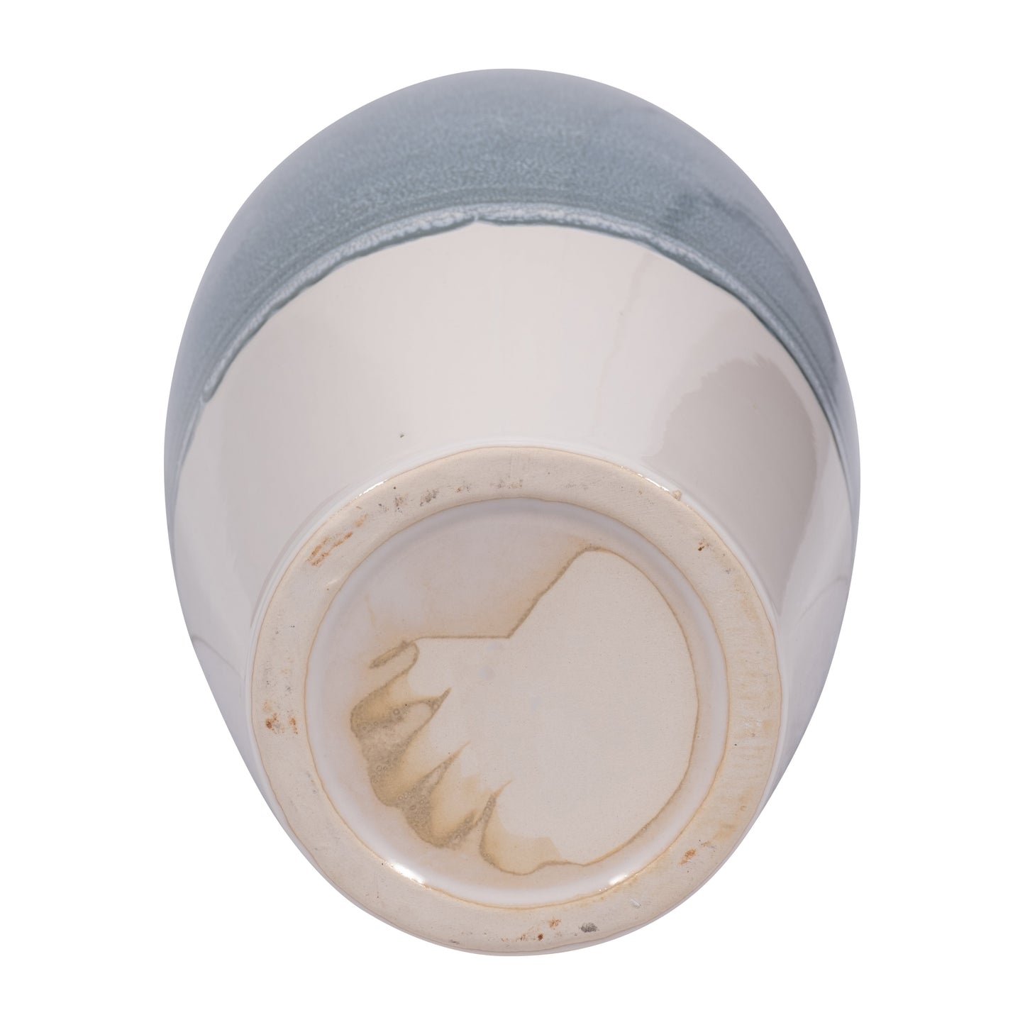 مزهرية EV20054-02 ثنائية اللون، ارتفاع 31 بوصة، لون أزرق داكن (Sagebrook Home)