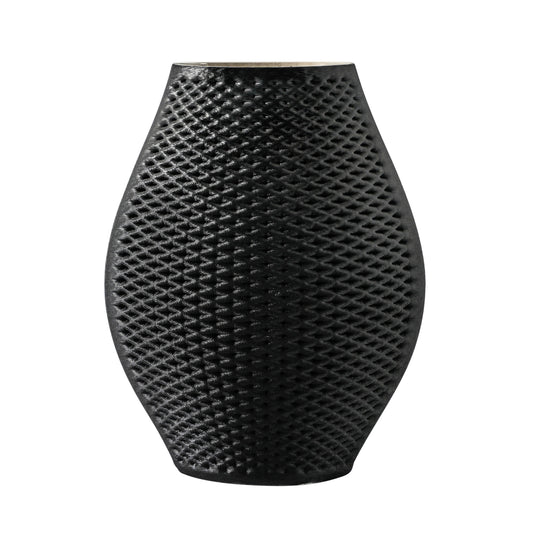 EV20074-02  15" LAKELAND 3D PRINTED VASE, GREEN( Sagebrook Home  )