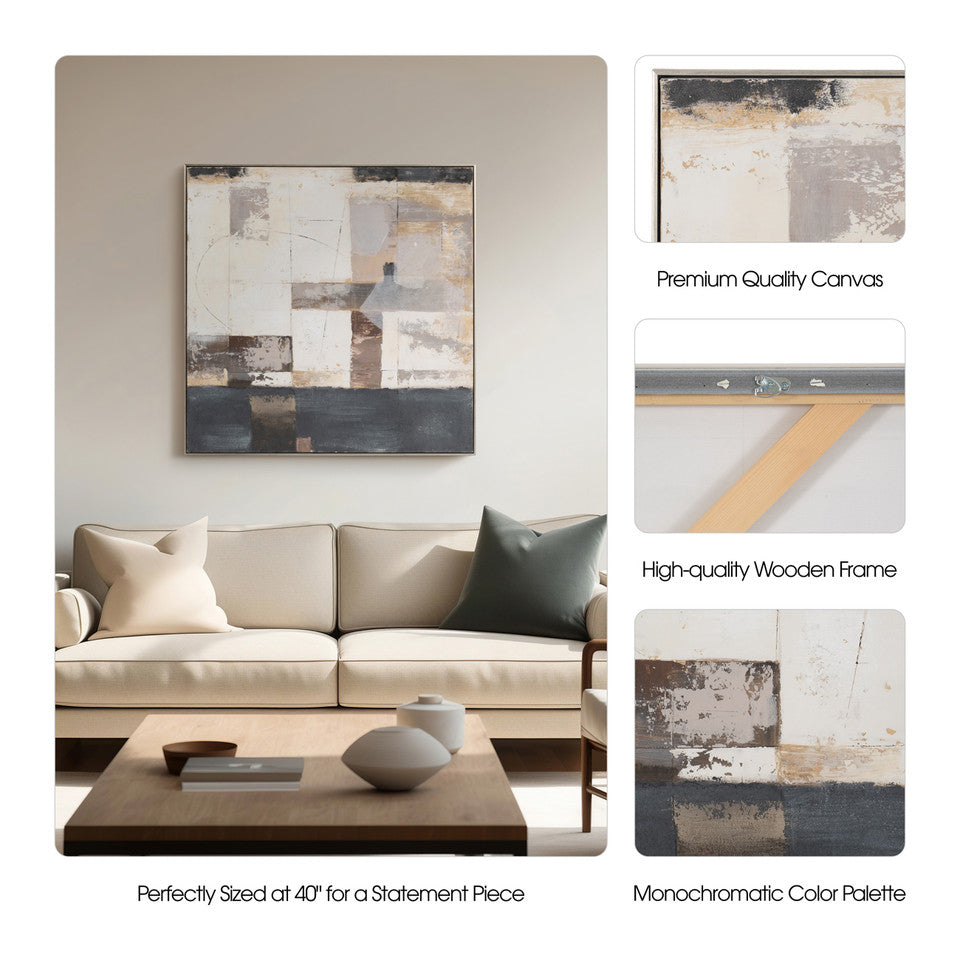 EV70309  17"MAVERICK SMALL METAL & SANDSTONE HURRICANE, BLA( Sagebrook Home  )