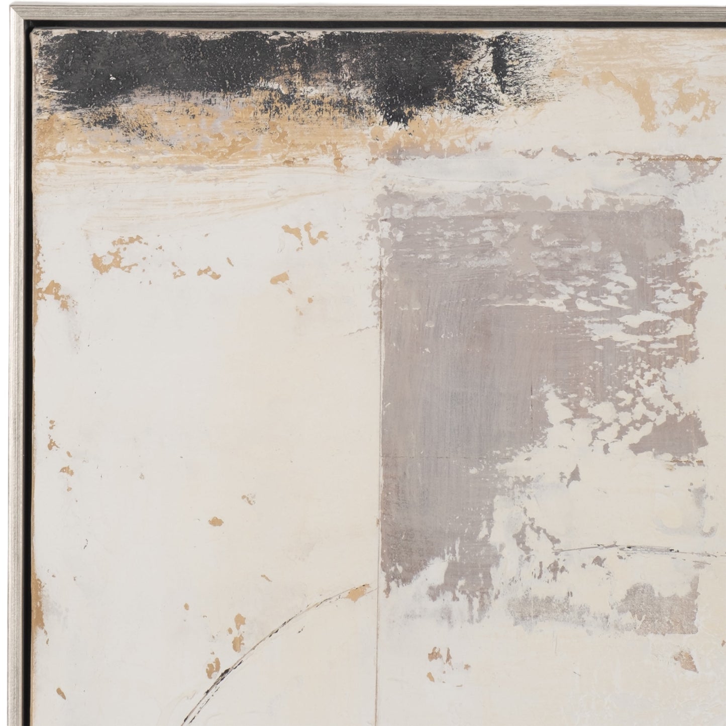 EV70309  17"MAVERICK SMALL METAL & SANDSTONE HURRICANE, BLA( Sagebrook Home  )