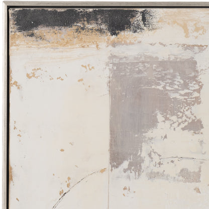 EV70309  17"MAVERICK SMALL METAL & SANDSTONE HURRICANE, BLA( Sagebrook Home  )