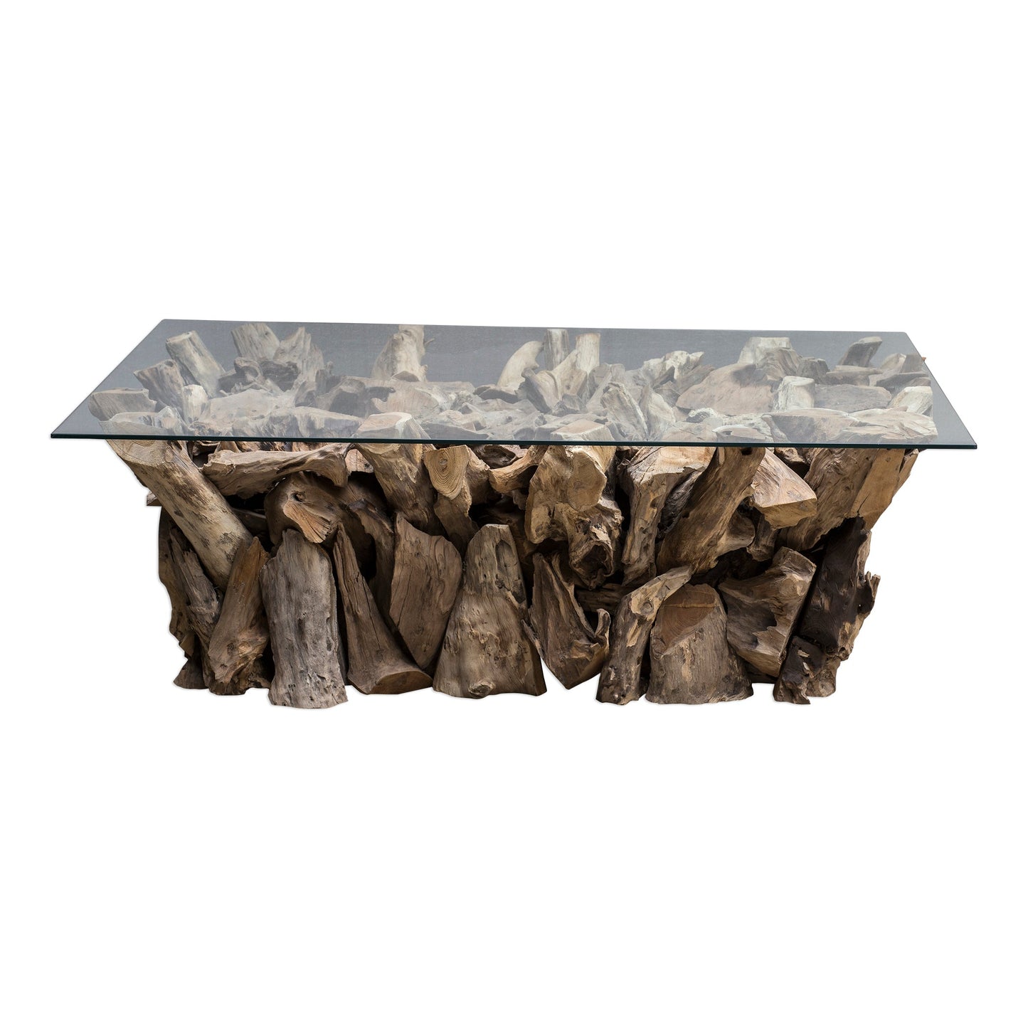 R25833-UTT |Teak Root Coffee Table (Top +Base)