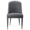 Brie Armless Chair, Gray