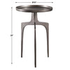 Kenna Accent Table Nickel