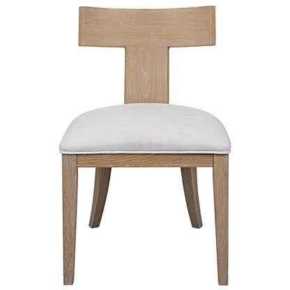 Idris Armless Chair, Natural
