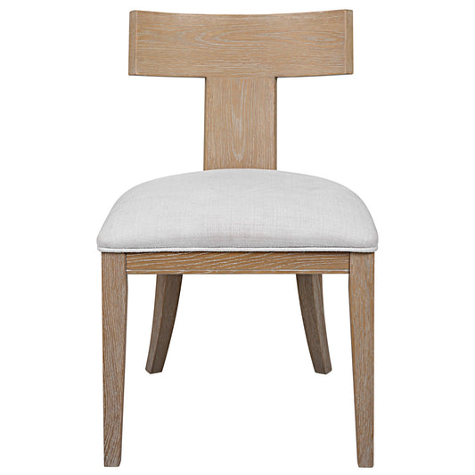 Idris Armless Chair, Natural