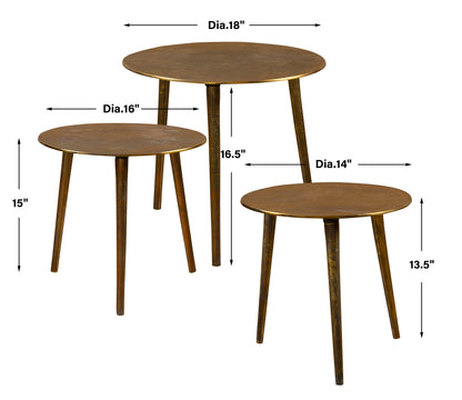 Kasai Coffee Tables, S/3