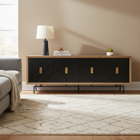 Interlace 4 Door Cabinet