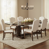 Black Magic Extension Dining Table, 2 CARTONS