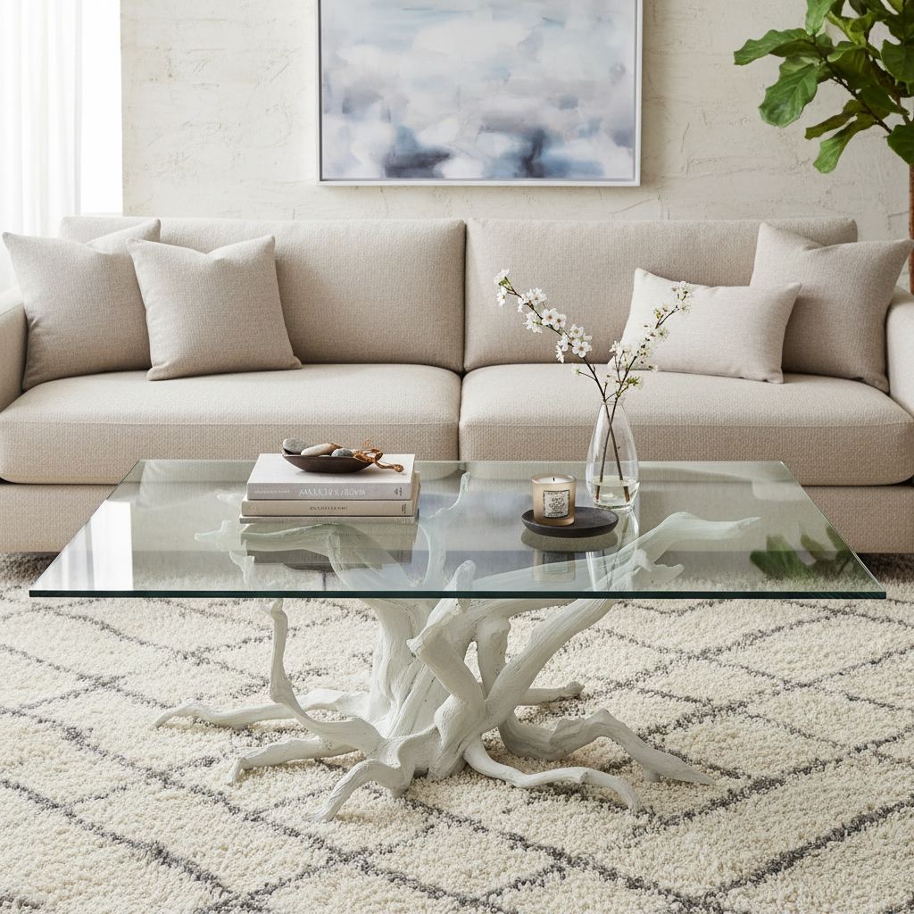 Big Sur Coffee Table - White, 2 Cartons