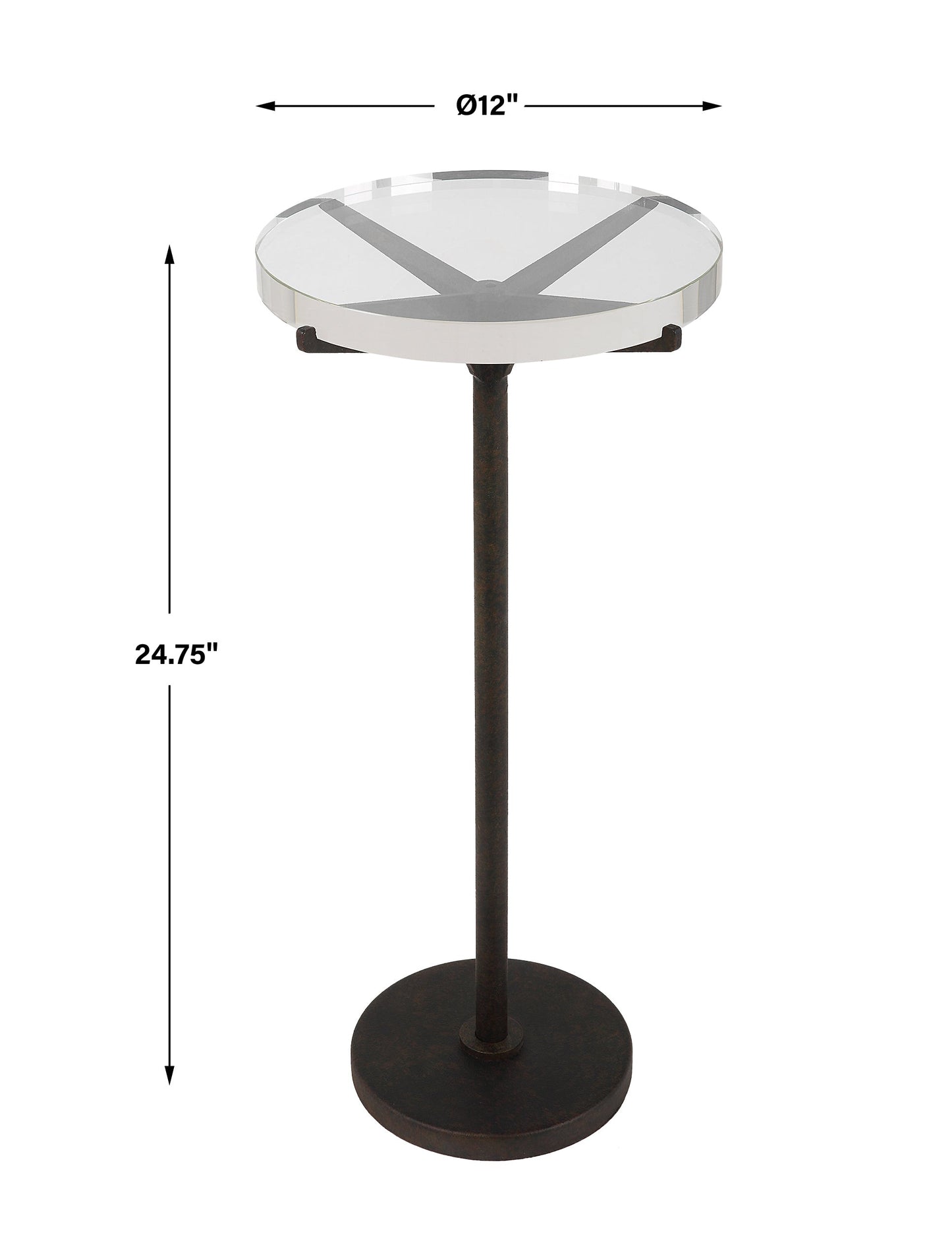 طاولة جانبية صناعية من شركة Uttermost Forge