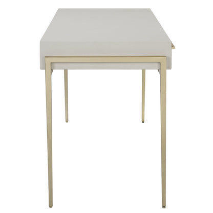 Uttermost Jewel Modern White Desk