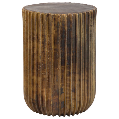 Uttermost Peaks And Valleys Gold Accent Table