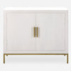 Uttermost Front Range White 2 Door Cabinet