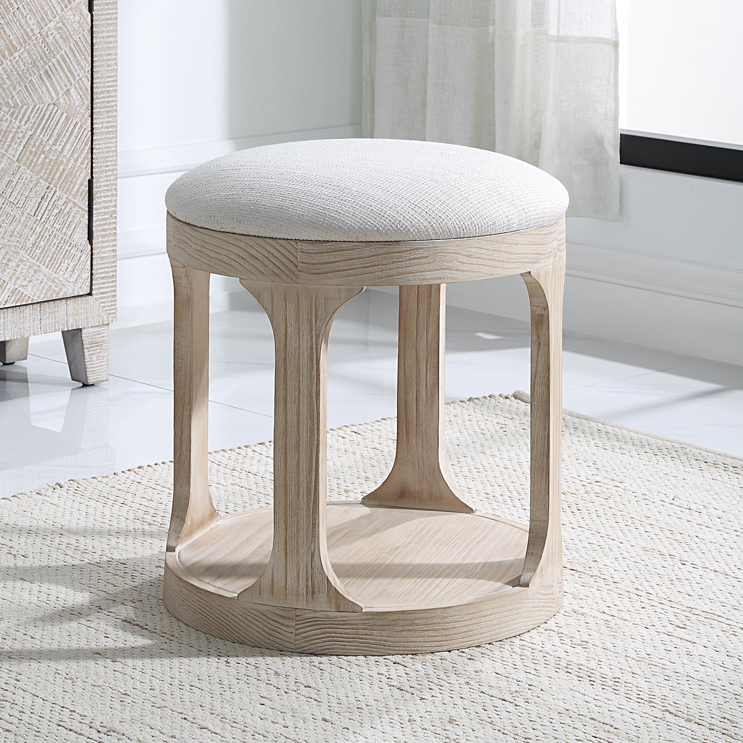 24076-UTT |Uttermost Dennen Oak Ottoman