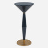 Uttermost Luster Navy Blue Accent Table