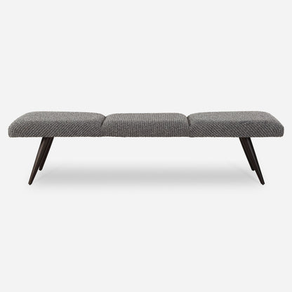 Bowtie Charcoal Fabric Bench